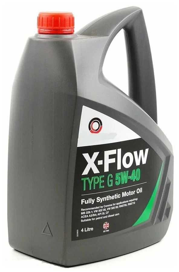 Моторное масло Comma X-Flow Type G 5W-40 синтетическое 4 л