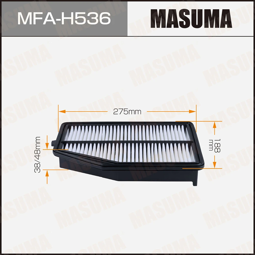 ФИЛЬТР ВОЗДУШНЫЙ HONDA CR-V (RM) 15- MASUMA Masuma mfah536
