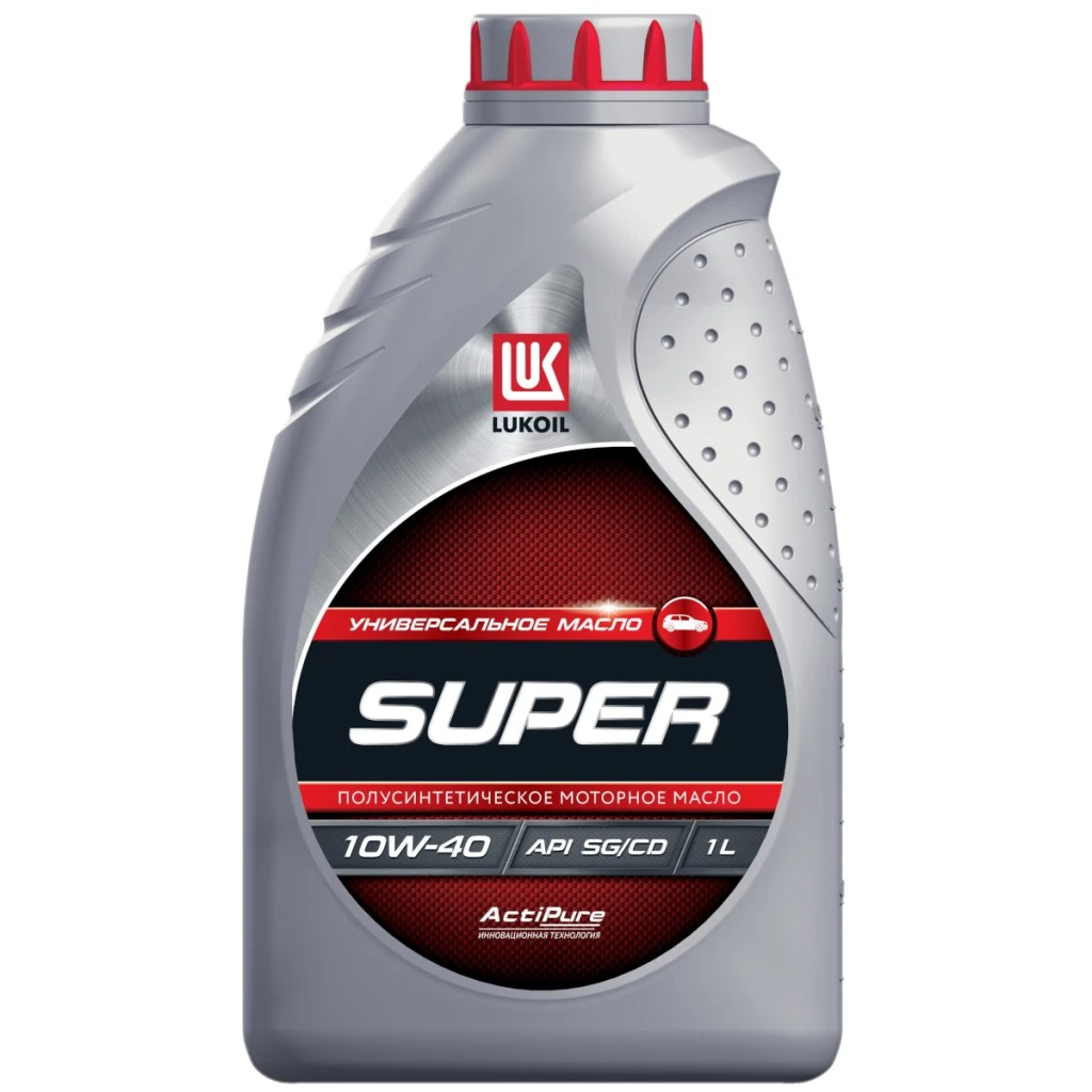 Моторное масло Лукойл Super 10W-40 полусинтетическое 1 л