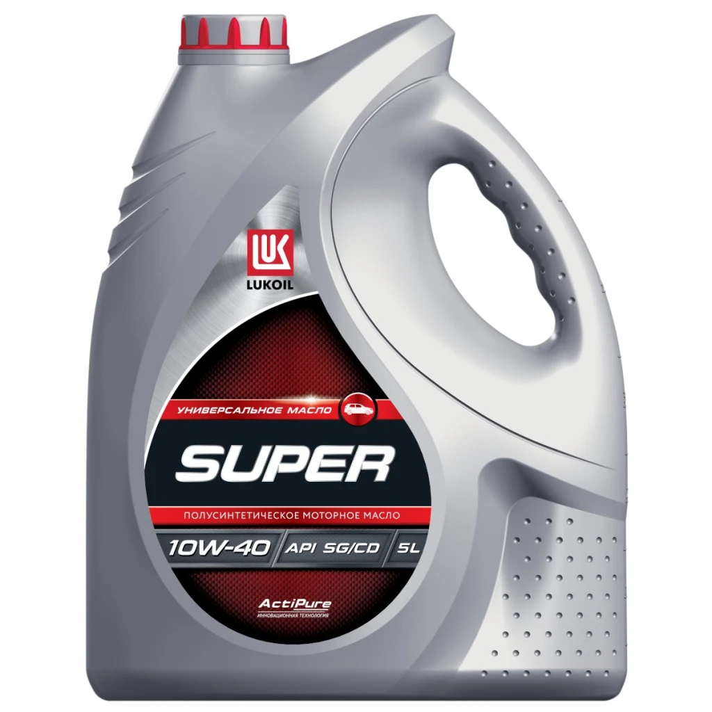 Моторное масло Лукойл Super 10W-40 полусинтетическое 5 л