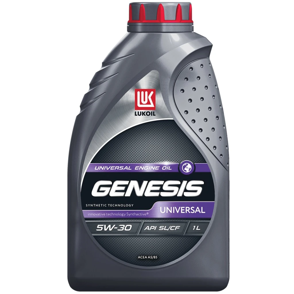 Моторное масло Лукойл Genesis Universal 5W-30 синтетическое 1 л