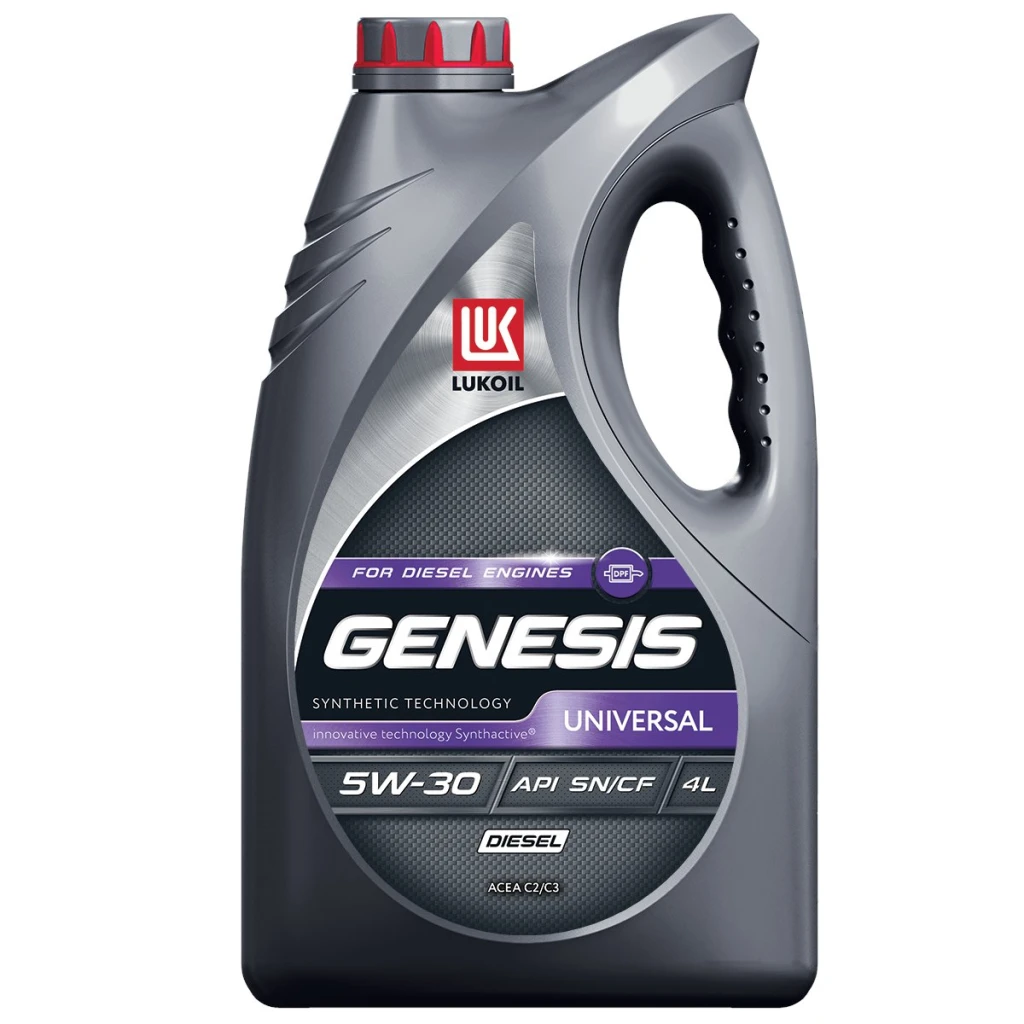 Моторное масло Лукойл Genesis Universal Diesel 5W-30 синтетическое 4 л