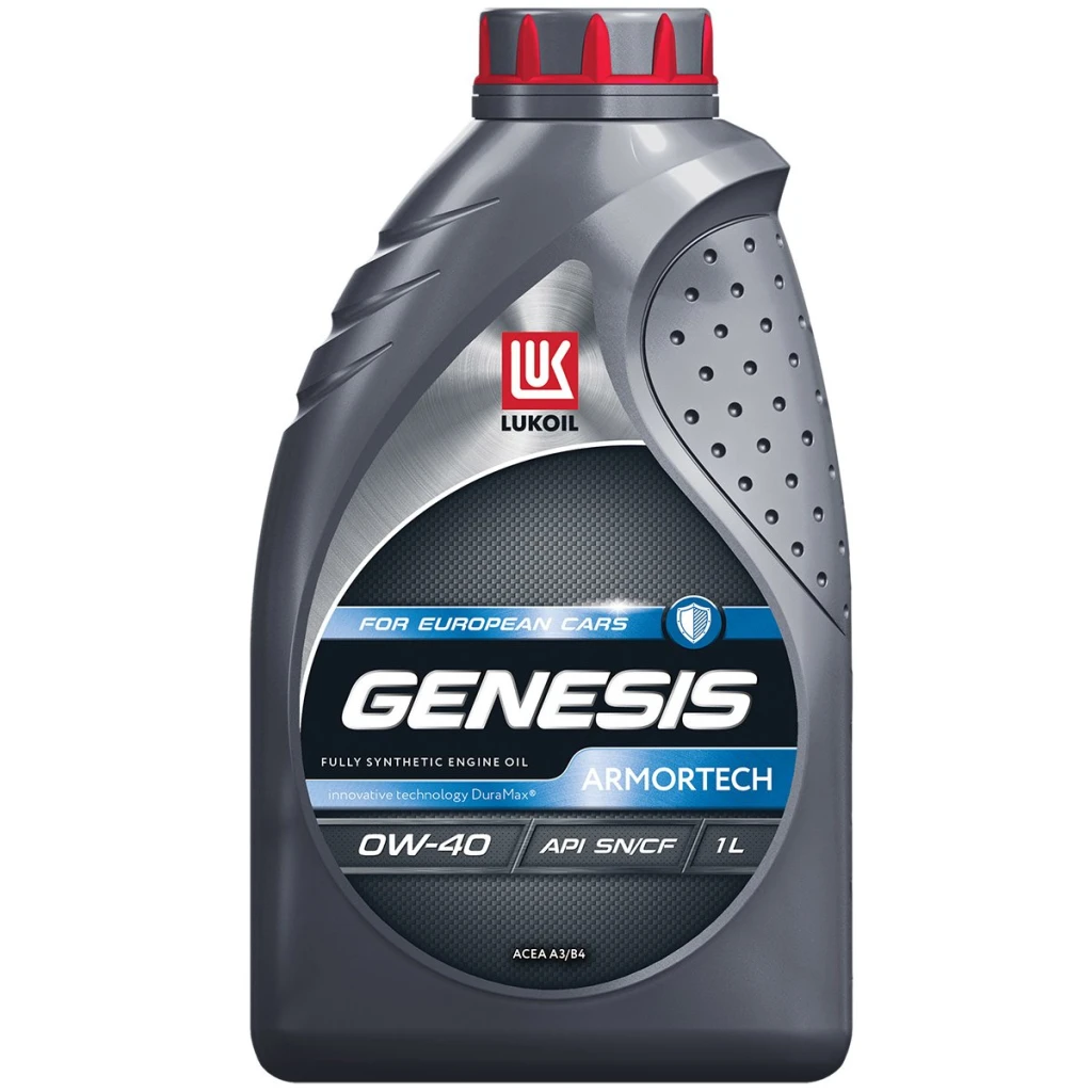 Моторное масло Лукойл Genesis Armortech 0W-40 синтетическое 1 л