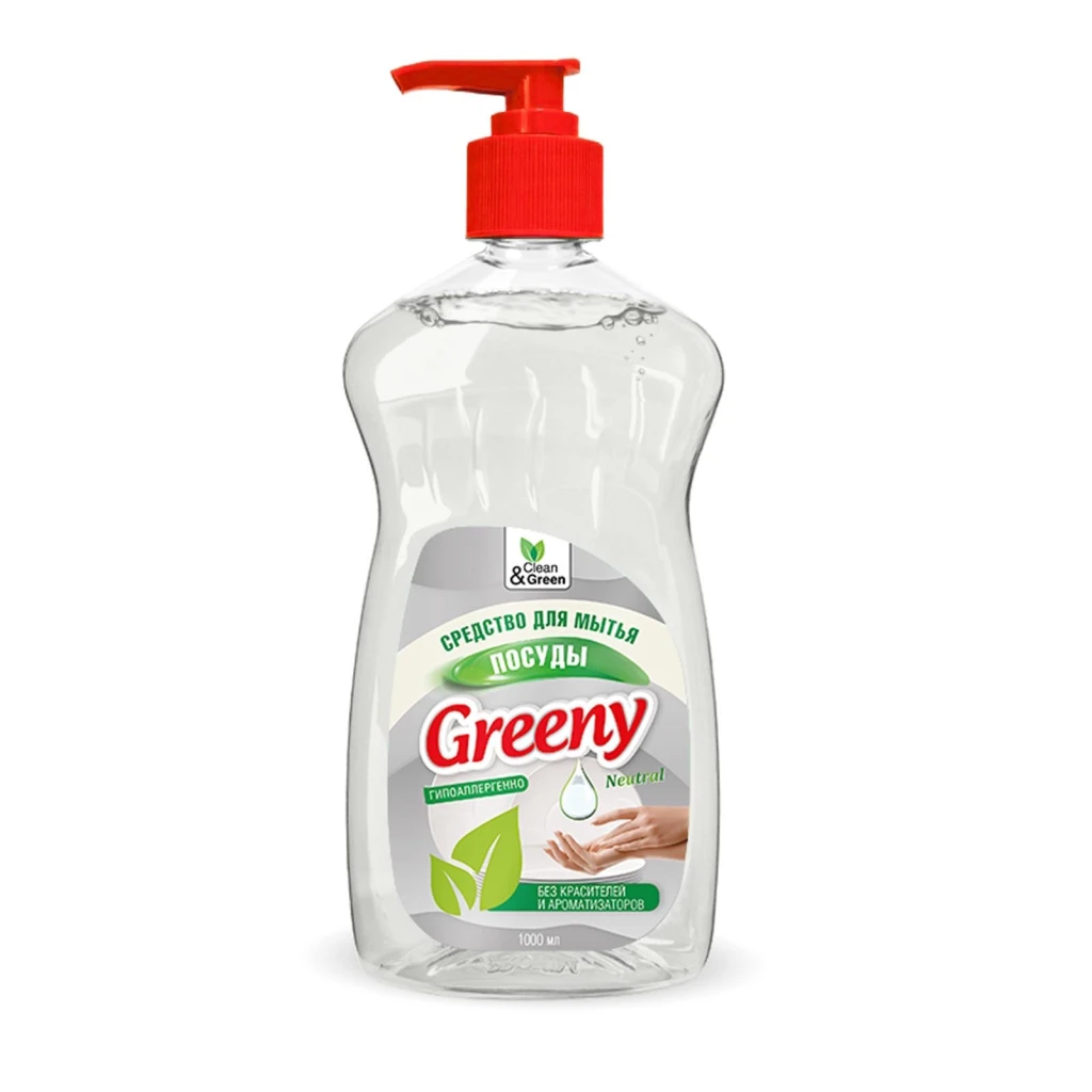 Средство для мытья посуды AVS Clean&Green Greeny Neutral 1 л