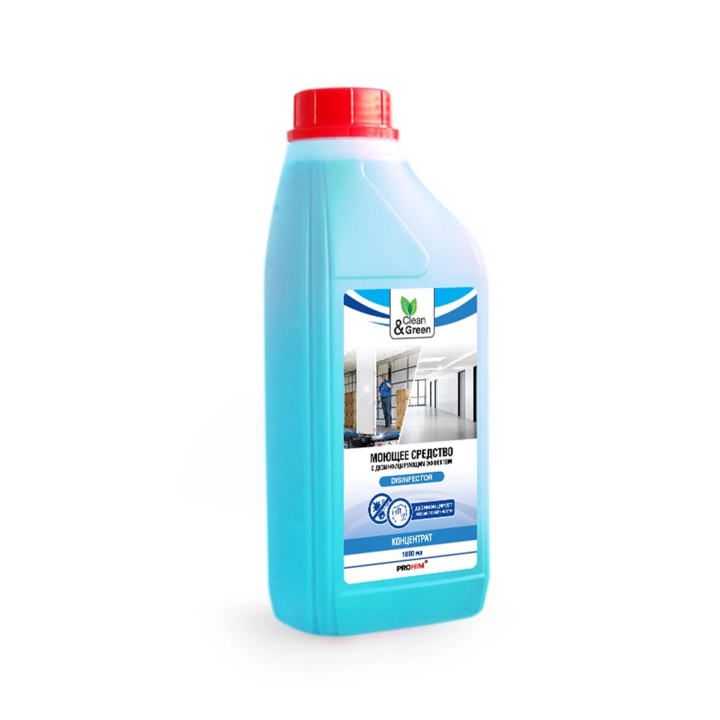 Средство моющее AVS Clean&Green Disinfector с дезинфицирующим эффектом 1 л
