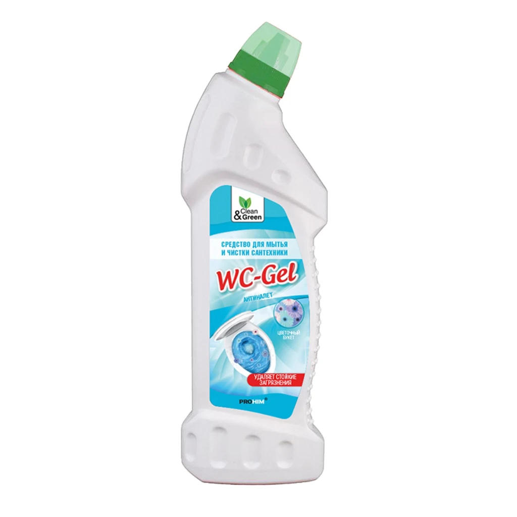 Средство для мытья и чистки сантехники AVS Clean&Green WC-Gel 750 мл