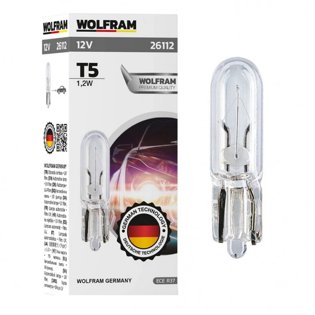 Лампа подсветки WOLFRAM 26112 T5 12V 1,2W