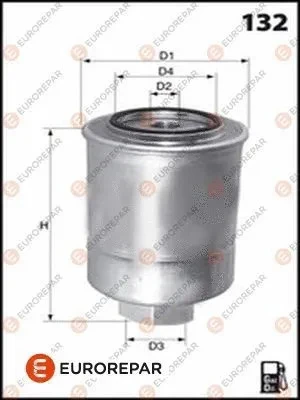 Фильтр топливный EUROREPAR E148106