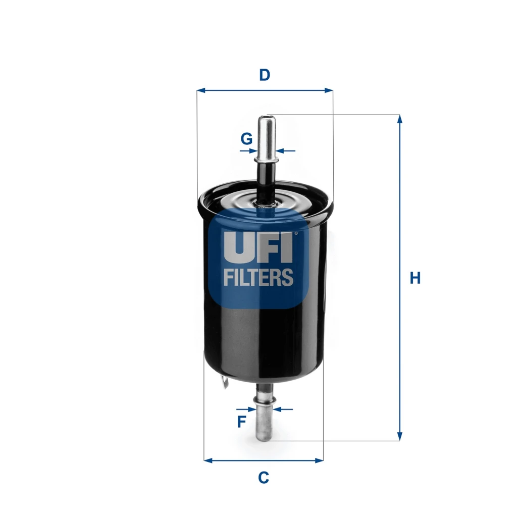 Фильтр топливный бензиновый UFI 31.843.00