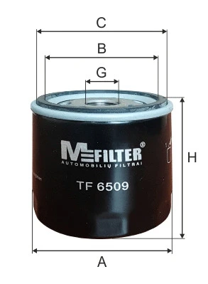Фильтр масляный MFilter TF 6509