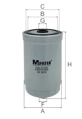 Фильтр топливный MFilter DF 3570