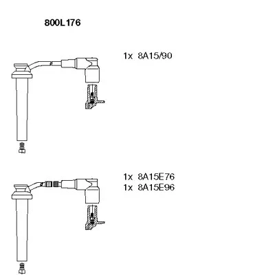 Провода высоковольтные Bremi 800l176