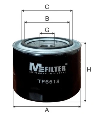 Фильтр масляный MFilter TF 6518