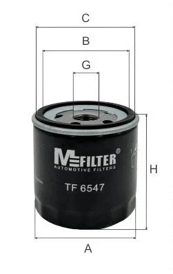 Фильтр масляный MFilter TF 6547