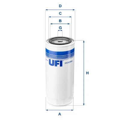 ФИЛЬТР ТОПЛИВНЫЙ UFI 2430900