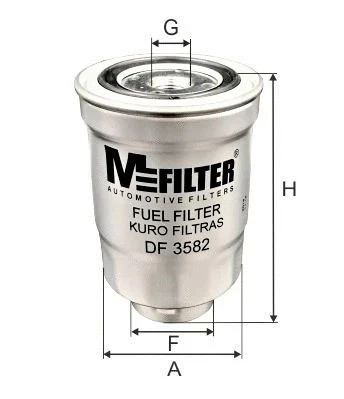 Фильтр топливный MFilter DF 3582