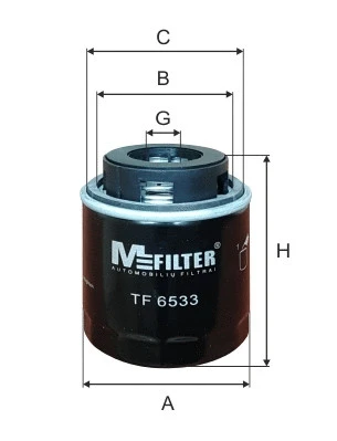 Фильтр масляный MFilter TF 6533