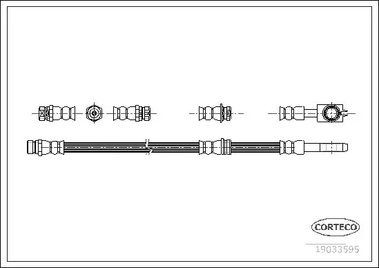 Шланг тормозной AUDI: A3 1.6/1.6 FSI/1.9 TDI/2.0 FSI/2.0 TDI/2.0 TDI 16V/2.0 TDI 16V quattro/2.0 TDI