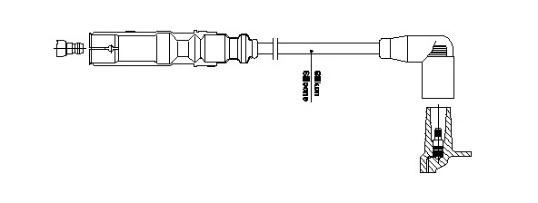 Провод высоковольтный Bremi 1A32/25