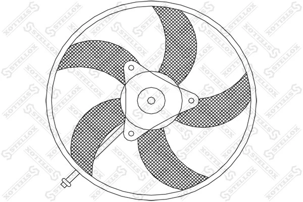 Вентилятор охлаждения Stellox 29-99004-SX