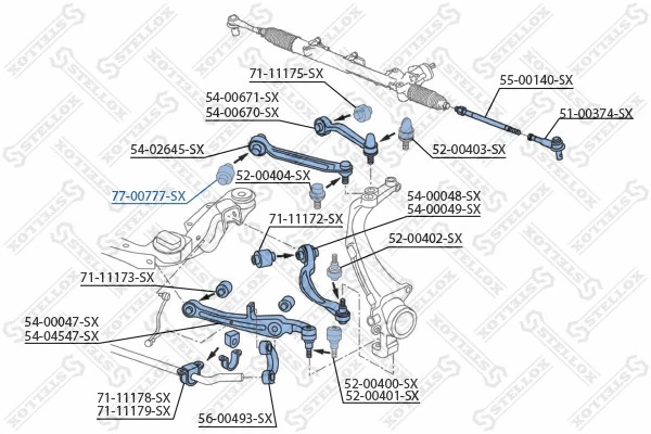 77-00777-sx Stellox 7700777SX