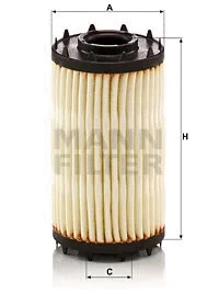 HU 7049 Z_МАСЛЯНЫЙ ФИЛЬТР БЕЗМЕТАЛЛИЧЕСКИЙ MANN-FILTER MANN-FILTER hu7049z