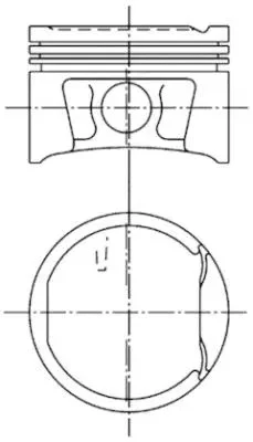 ПОРШЕНЬ DM.79.50X1.5X1.5X2.5 STD ЦЕНА ЗА 1ШТ Kolbenschmidt 99746600