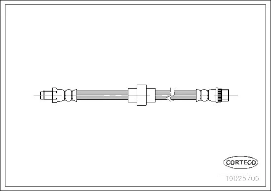 Шланг тормозной renault: megane i 1.4 16v/1.4 eco/1.4 e/1.6 16v/1.6 e/1.6 i/1.8 16v/1.9 d eco/1.9 td