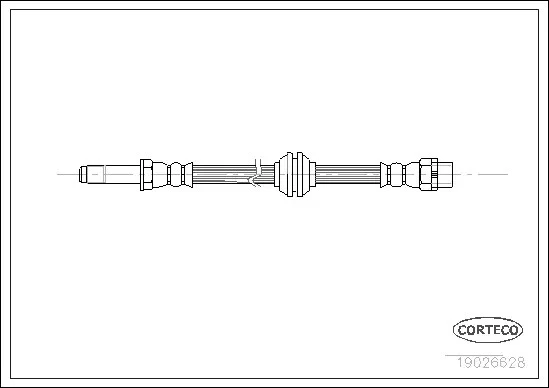 Шланг тормозной BMW: 3 316 i/318 i/320 d/320 i/323 i/325 i/328 i/330 d/330 i 98-05, 3 Compact 316 ti