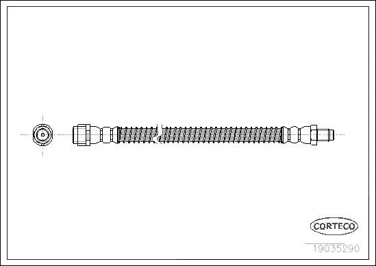 Шланг тормозной MERCEDES-BENZ: S-class SU320 CDI/ S 350 CDI/S 320 CDI 4-matic/S 350/S 350 4-matic/S 