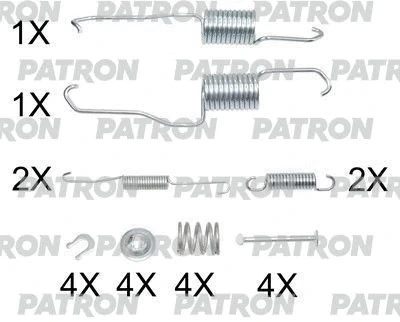 Комплект монтажный тормозных колодок барабанных toyota: rav 4 ii (xa2) 00-06 Patron PSRK0237