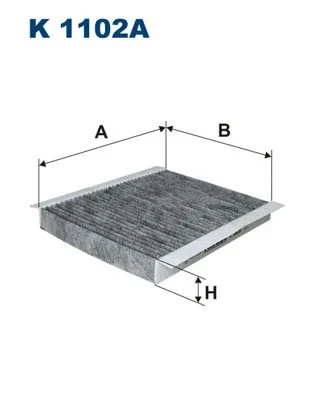 Фильтр салона угольный Filtron K1102A