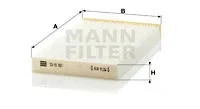 Фильтр салона MANN-FILTER CU15001