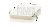 Фильтр салона MANN-FILTER CU20005-2