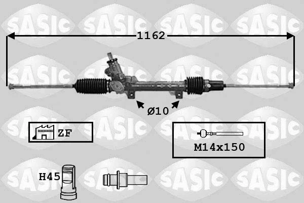 Рейка рулевая Sasic 7170021