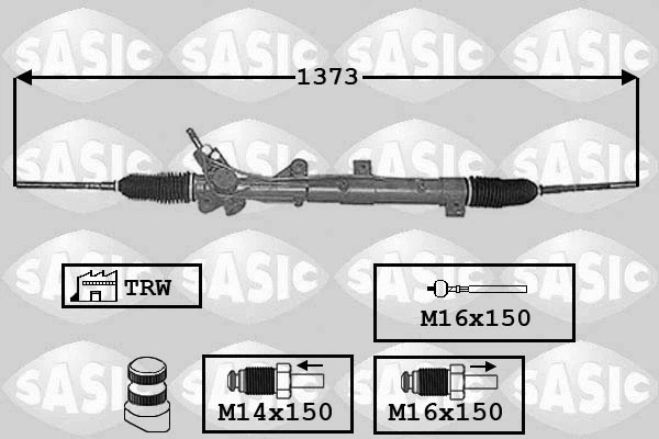 Рейка рулевая Sasic 7006051