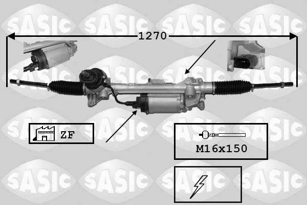 Рейка рулевая Sasic 7176043