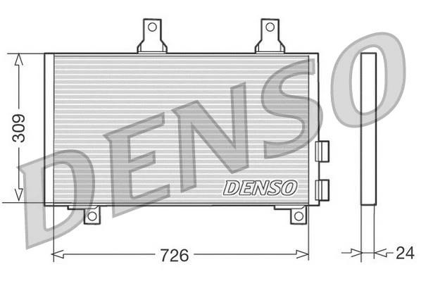 Радиатор кондиционера Denso DCN11003