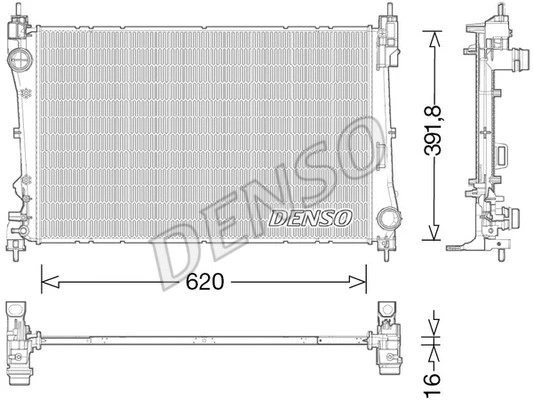 Радиатор Denso DRM13017