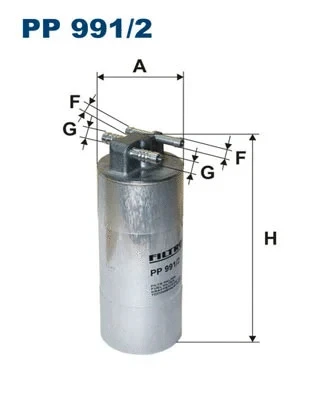 Фильтр топливный Filtron PP991/2