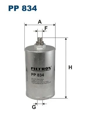 Фильтр топливный Filtron PP834