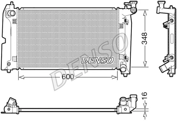 Радиатор Denso DRM50111