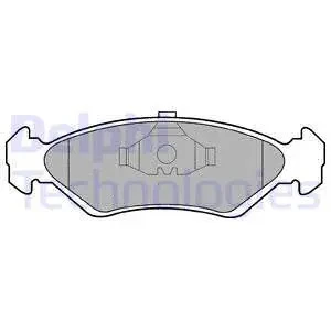 Комплект тормозных колодок DELPHI LP591