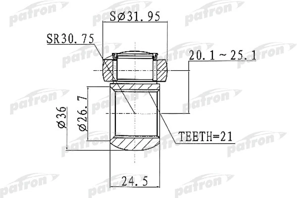 Трипоид Patron PTD005