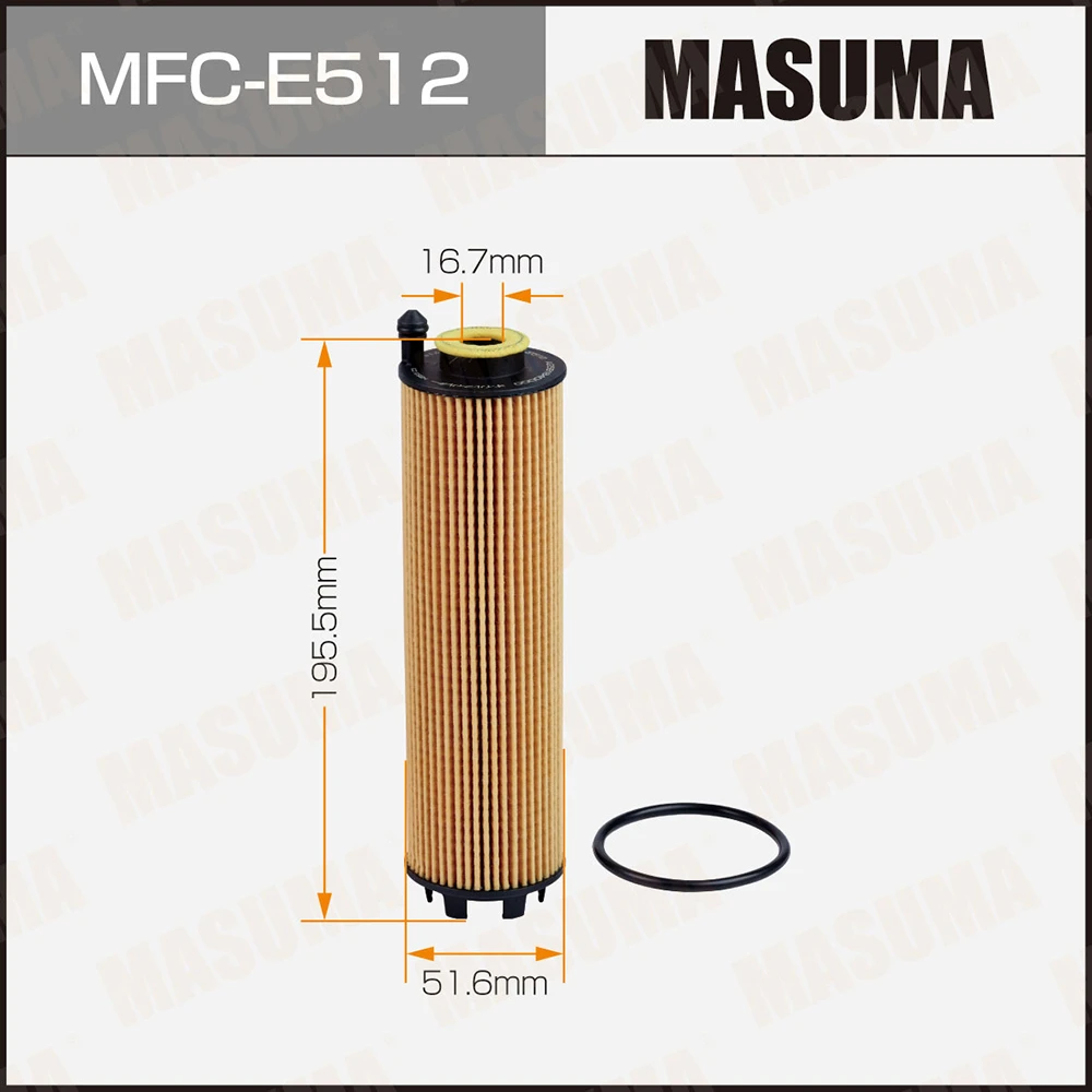 Фильтр масляный (вставка) Masuma MFC-E512