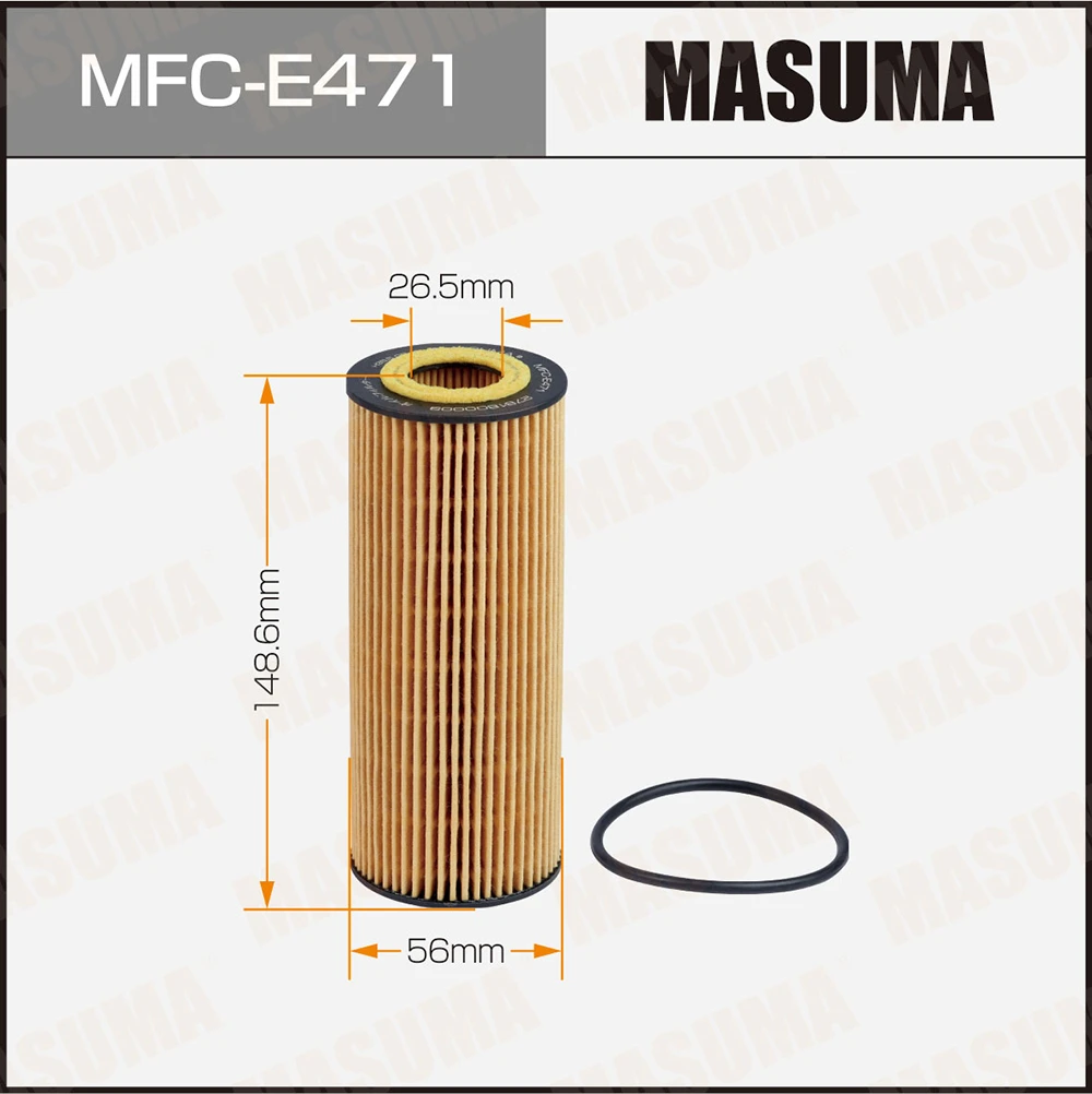 Фильтр масляный (вставка) Masuma MFC-E471