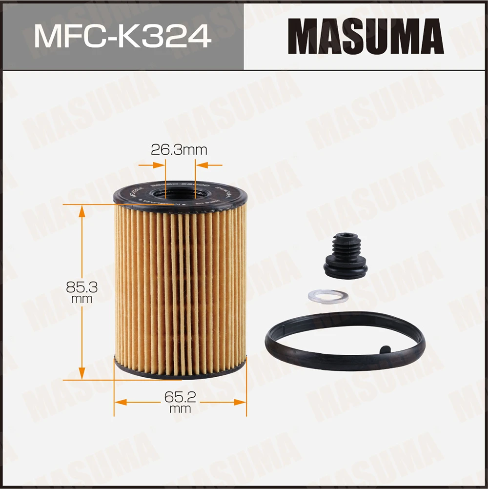 Фильтр масляный (вставка) Masuma MFC-K324
