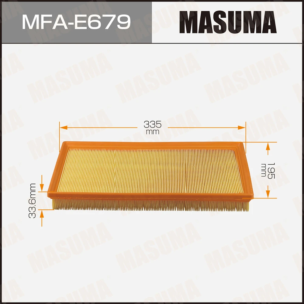 Фильтр воздушный Masuma MFA-E679