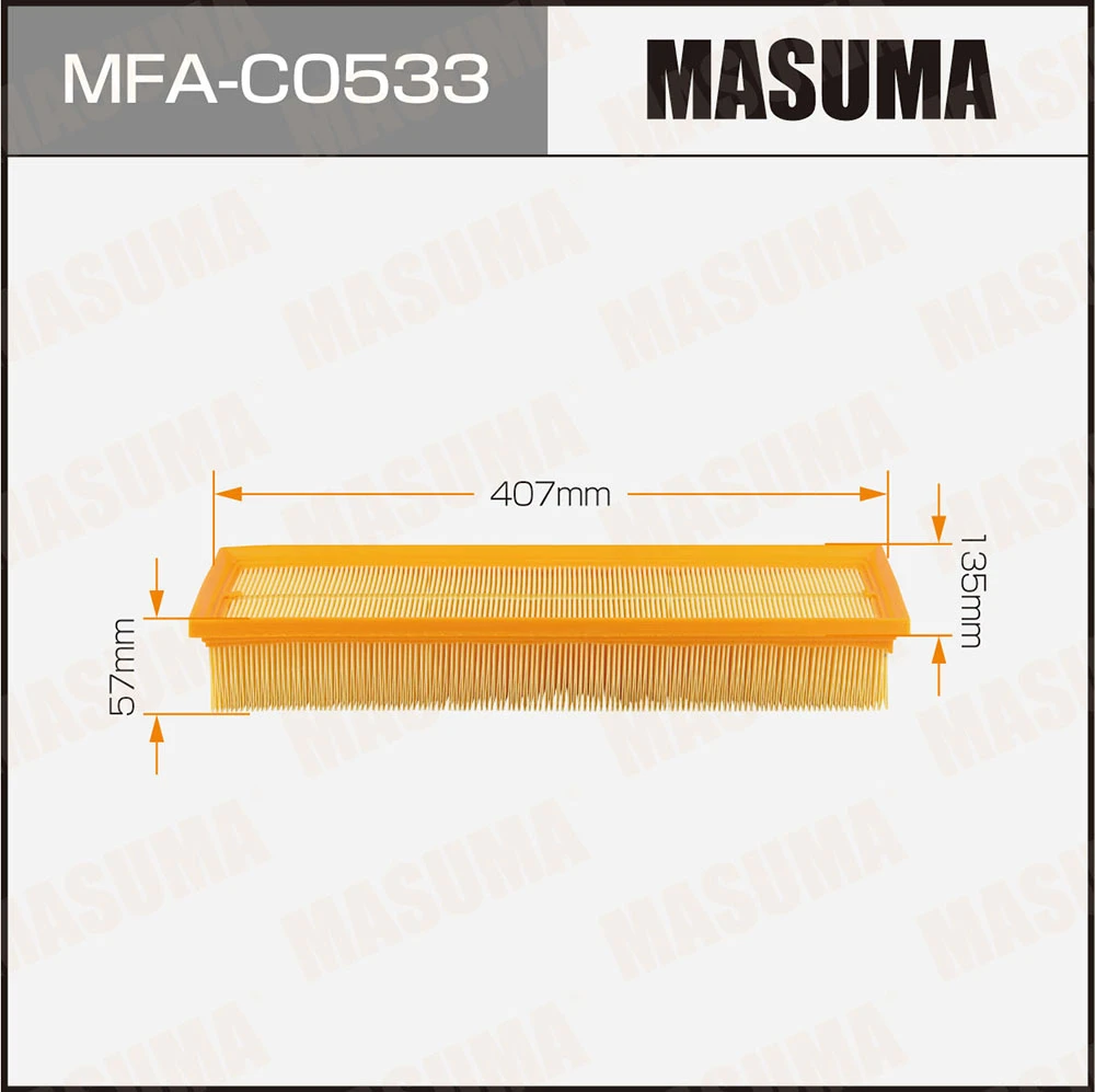 Фильтр воздушный Masuma MFA-C0533