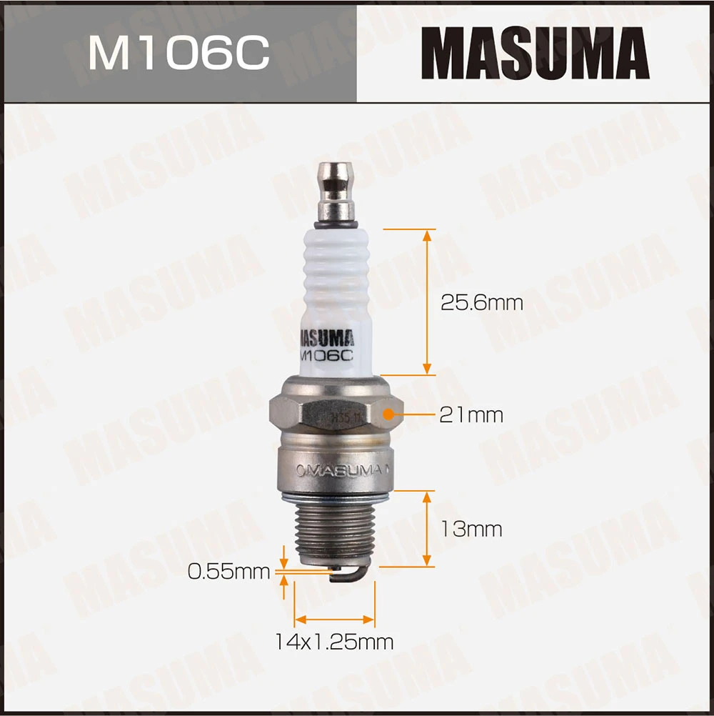 Свеча зажигания NICKEL Masuma M106C